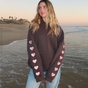 DANDY Heart Sleeve Hoodie